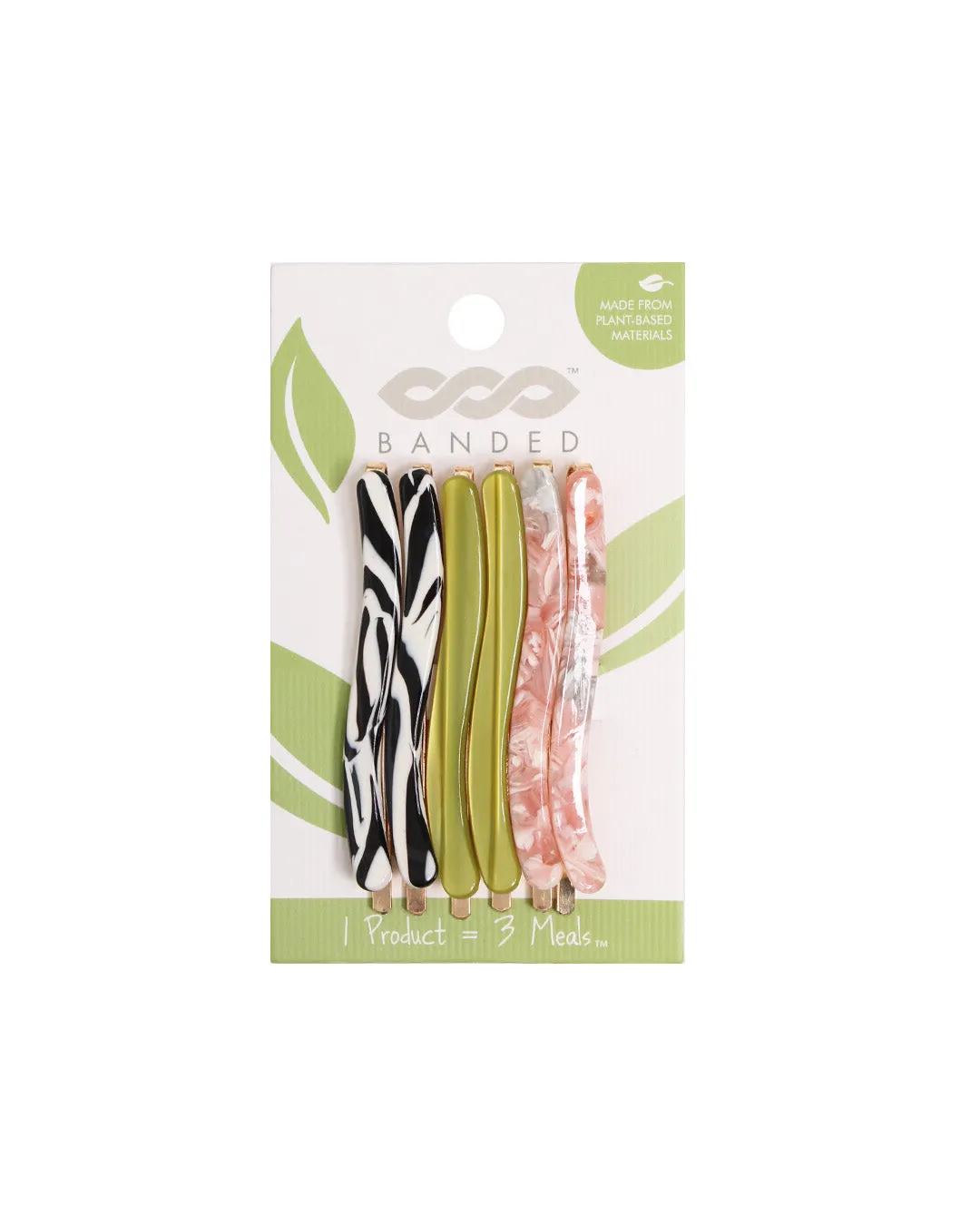 6 Pack Cellulose Acetate Bobby Pins