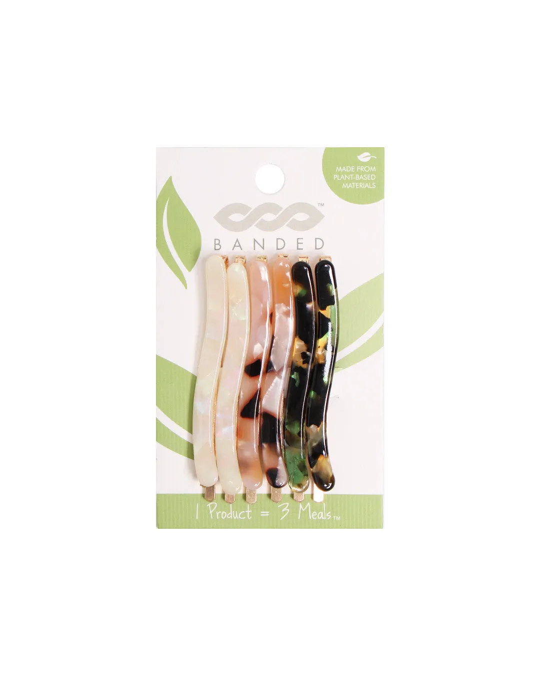 6 Pack Cellulose Acetate Bobby Pins