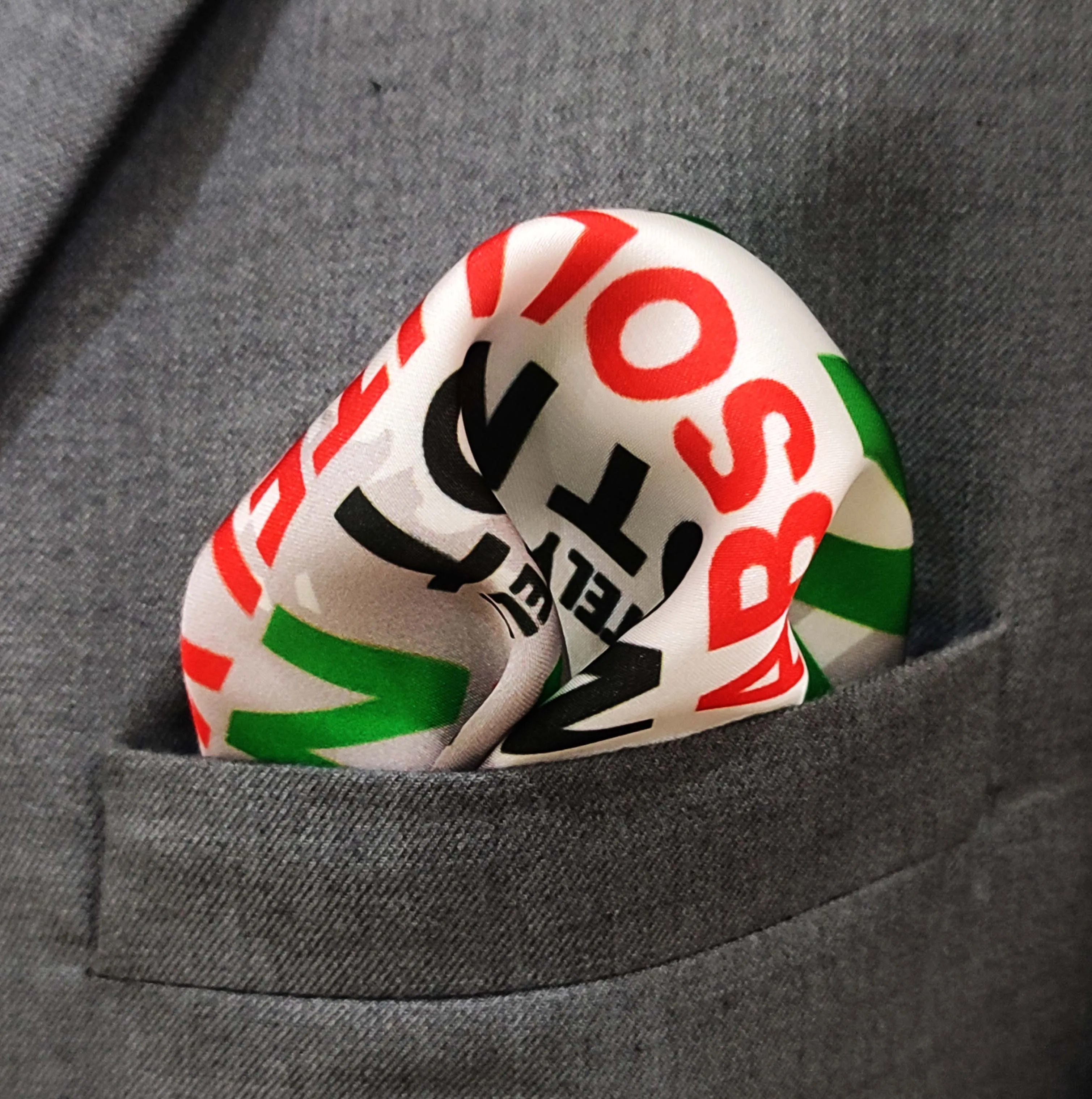 ABSOLUTELY NOT - silk pocket squares