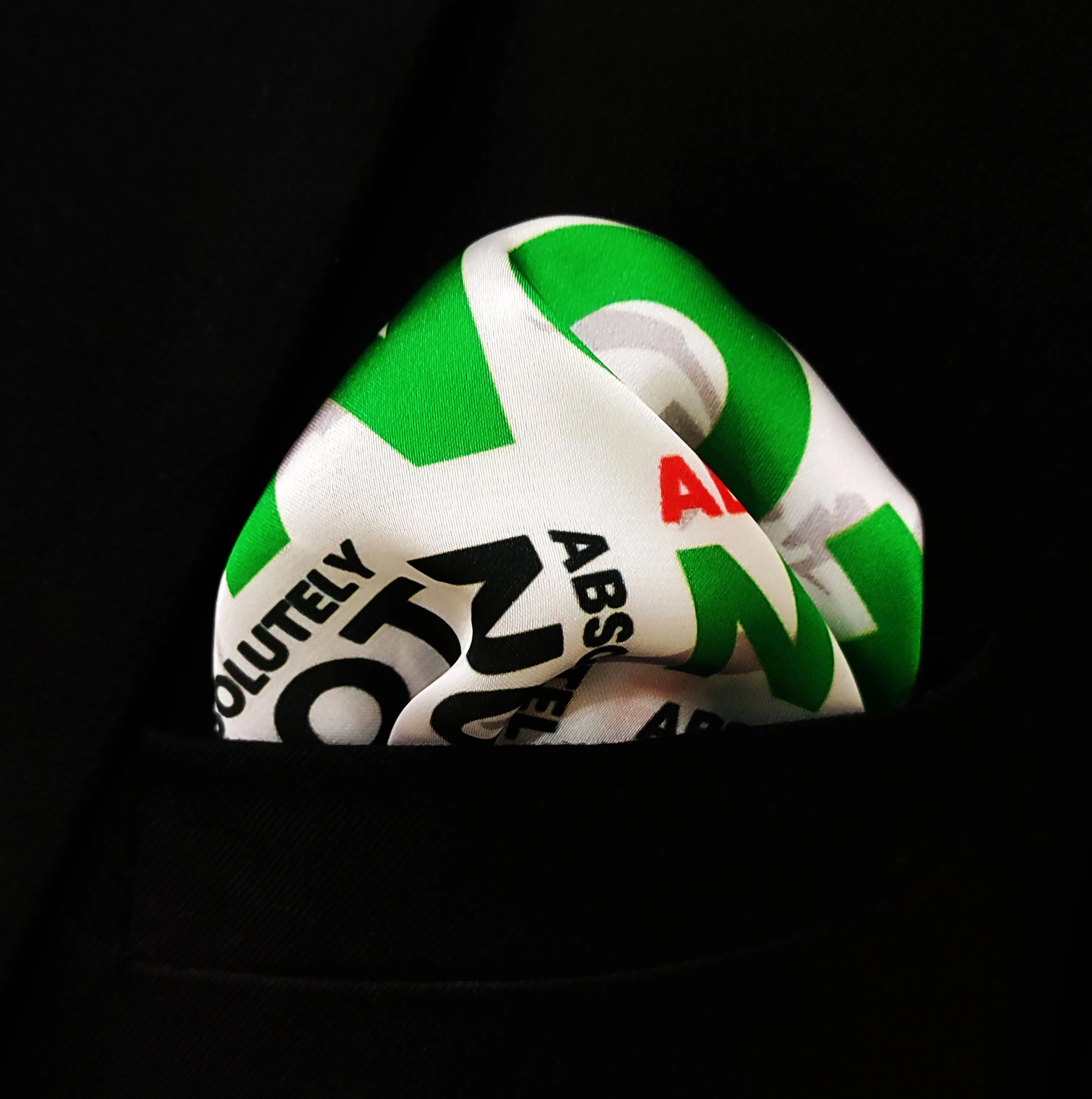 ABSOLUTELY NOT - silk pocket squares