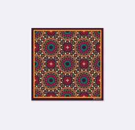 African Art silk pocket square