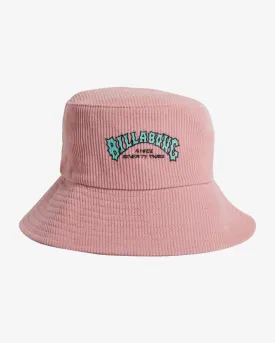 Billabong Women's Since 73 Set The Wave Bucket Hat Chalk Pink UBJHA00409-MDW0