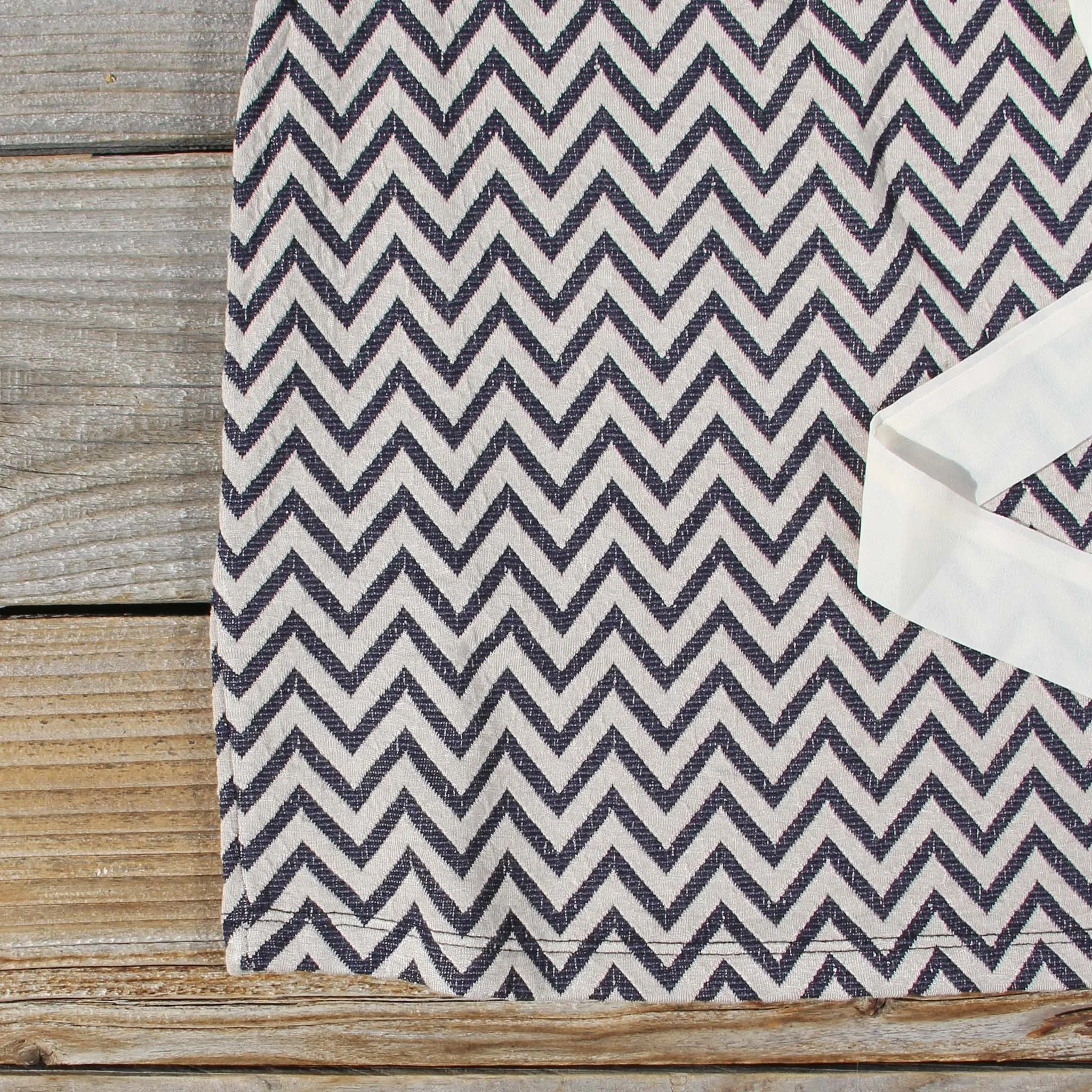 Fall Skies Chevron Dress