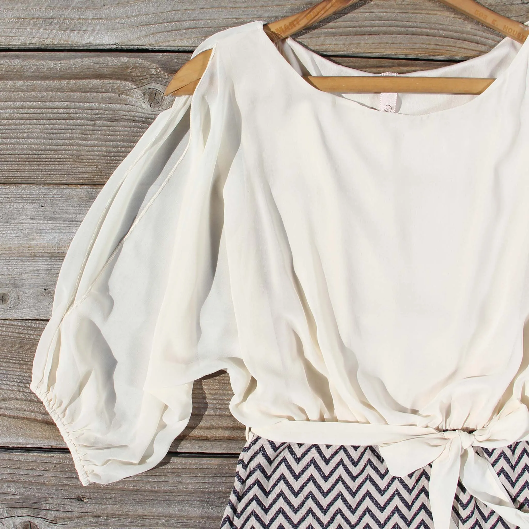 Fall Skies Chevron Dress