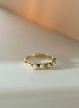 Fallon pearl ring 14k gold