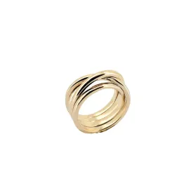 Frisson Gold Plated Ring (Multi Rings)