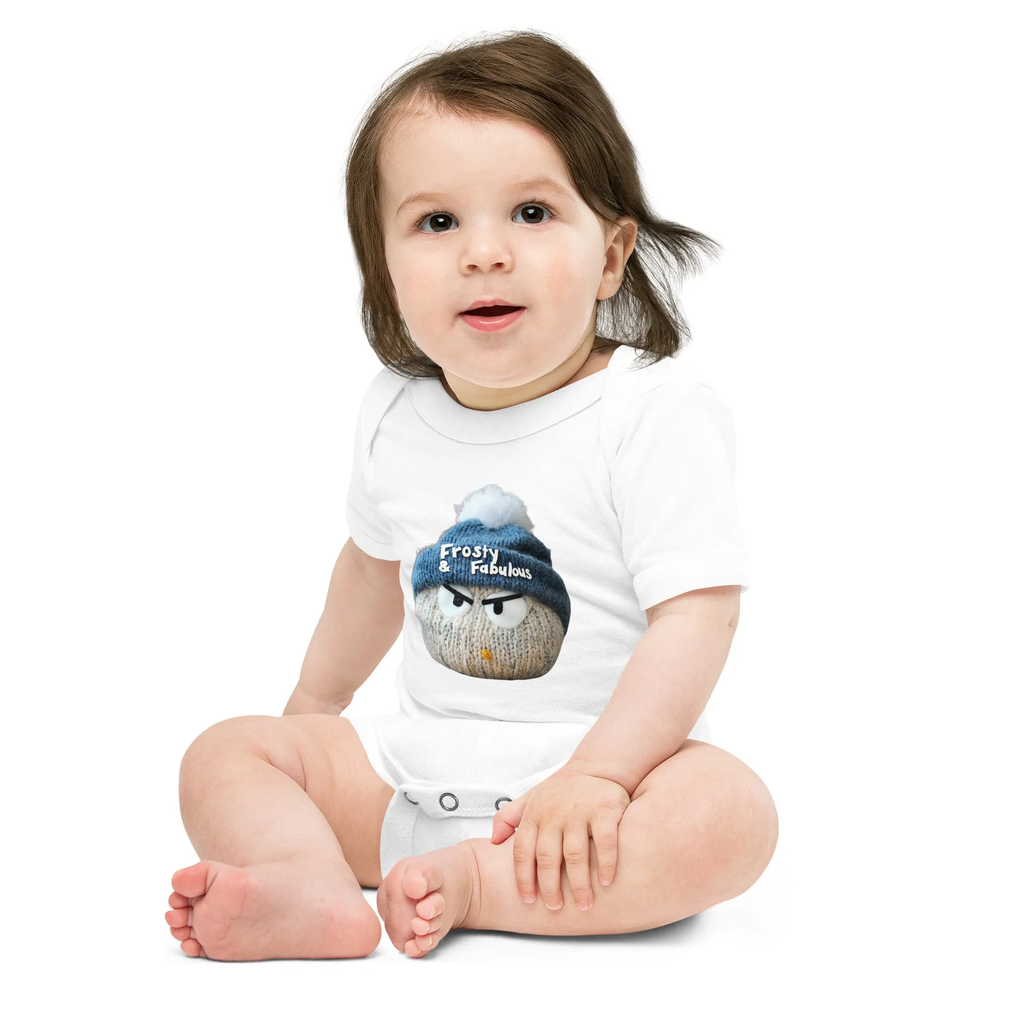 Frosty & Fabulous Baby short sleeve one piece