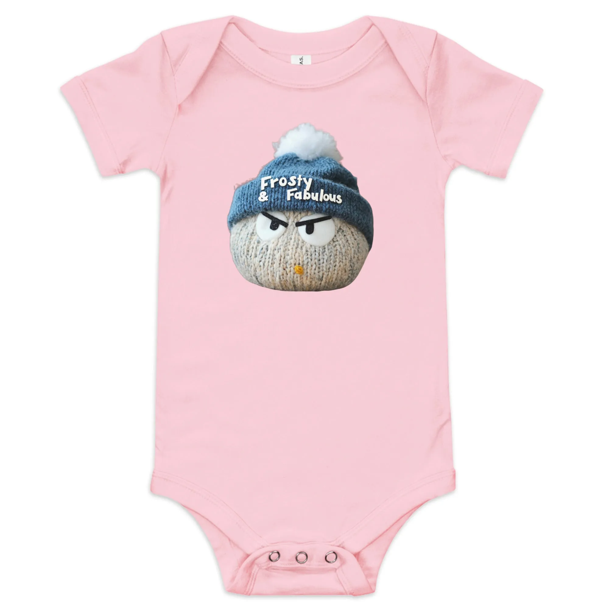 Frosty & Fabulous Baby short sleeve one piece