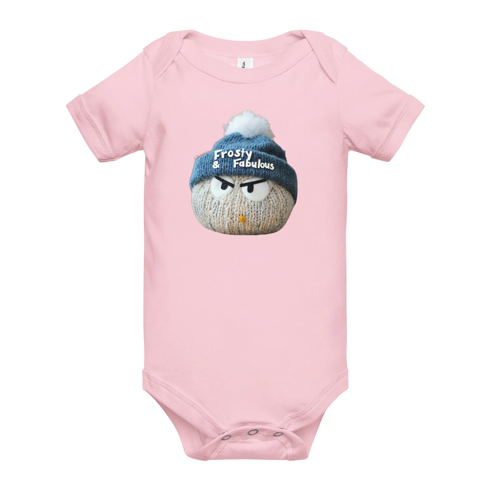 Frosty & Fabulous Baby short sleeve one piece