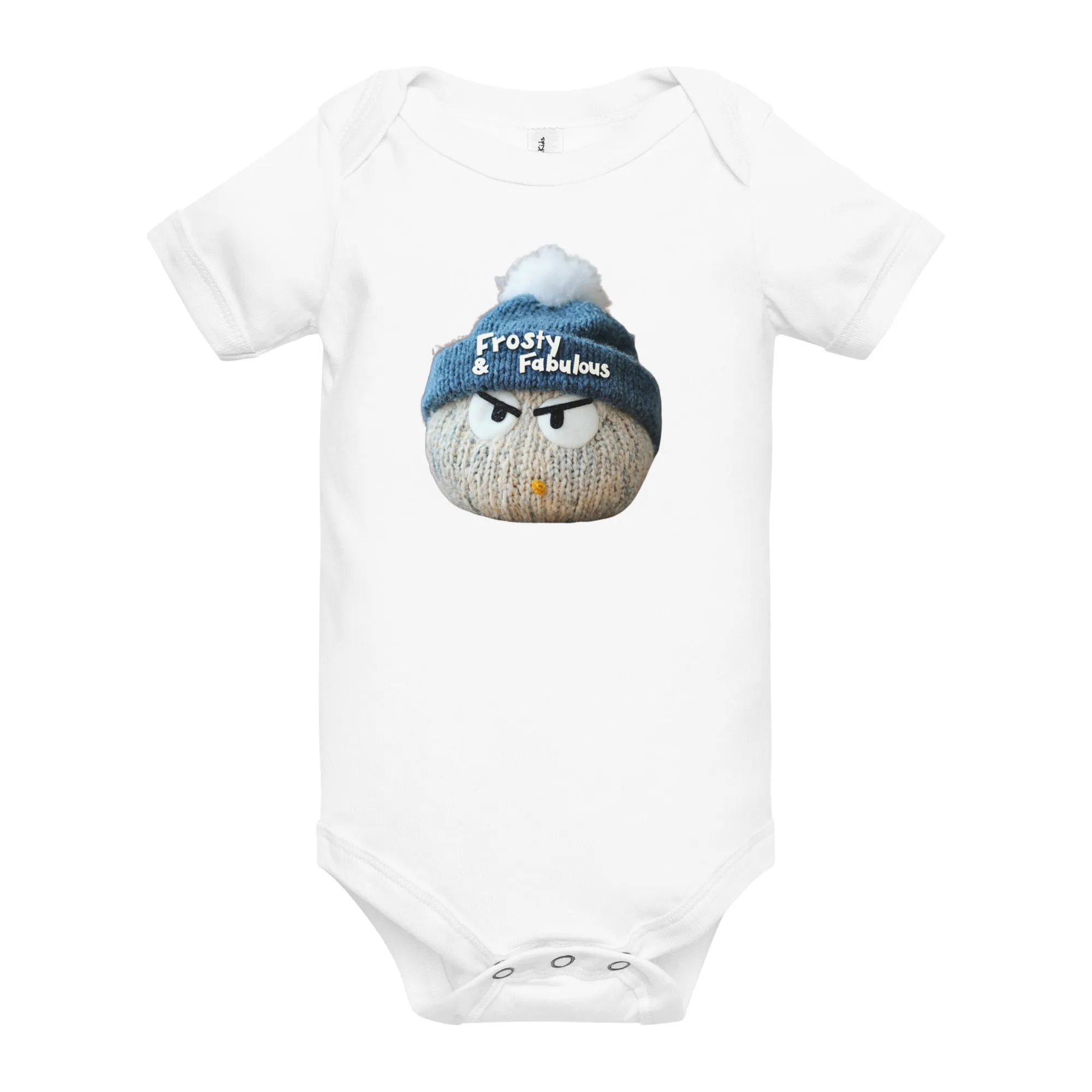 Frosty & Fabulous Baby short sleeve one piece