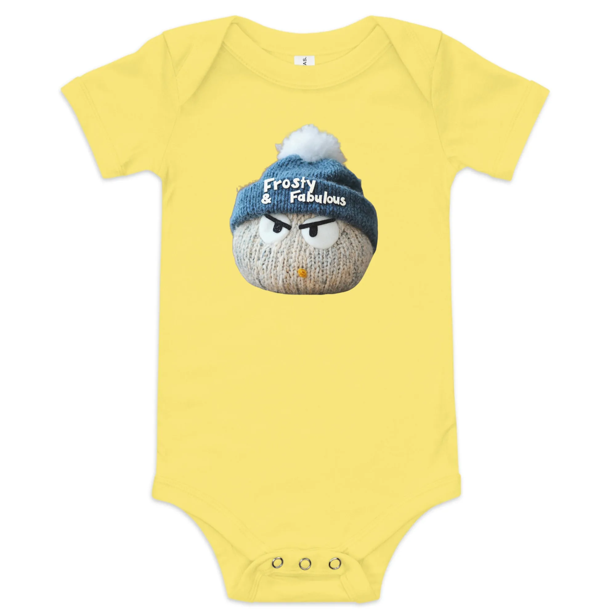 Frosty & Fabulous Baby short sleeve one piece