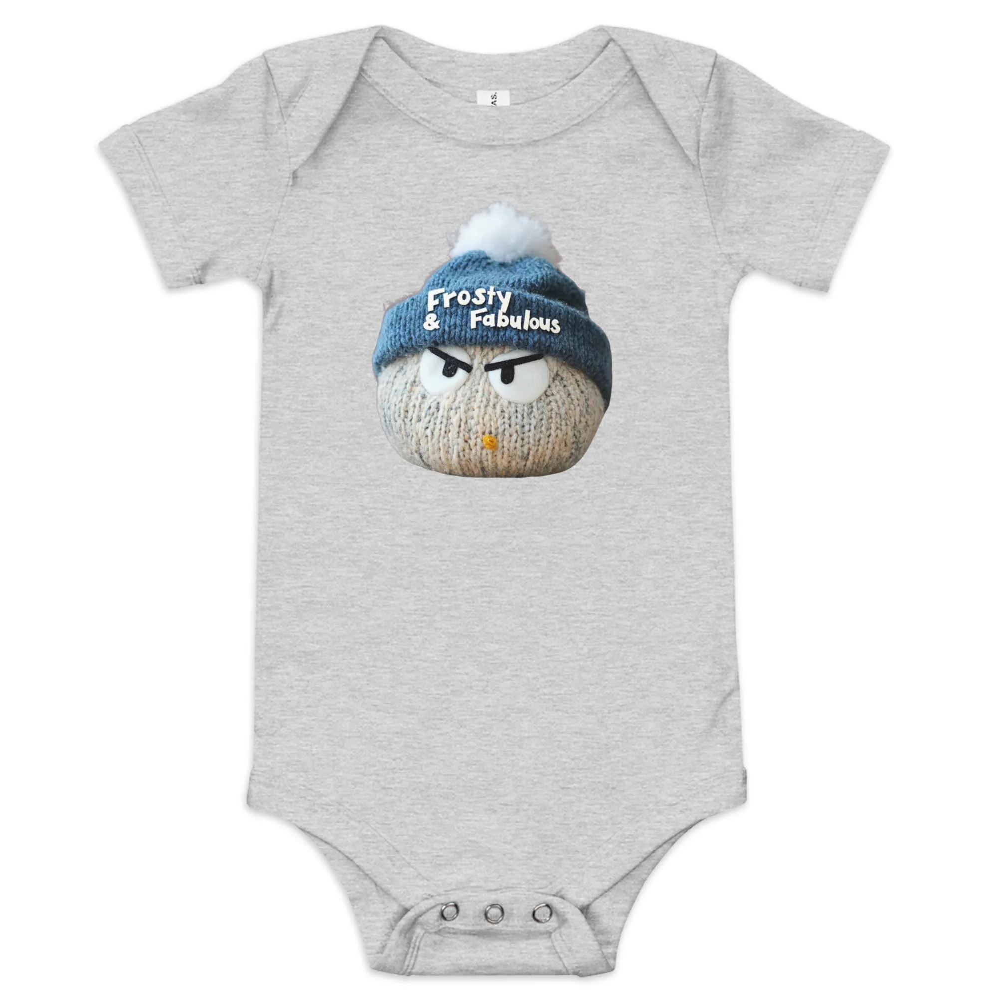 Frosty & Fabulous Baby short sleeve one piece