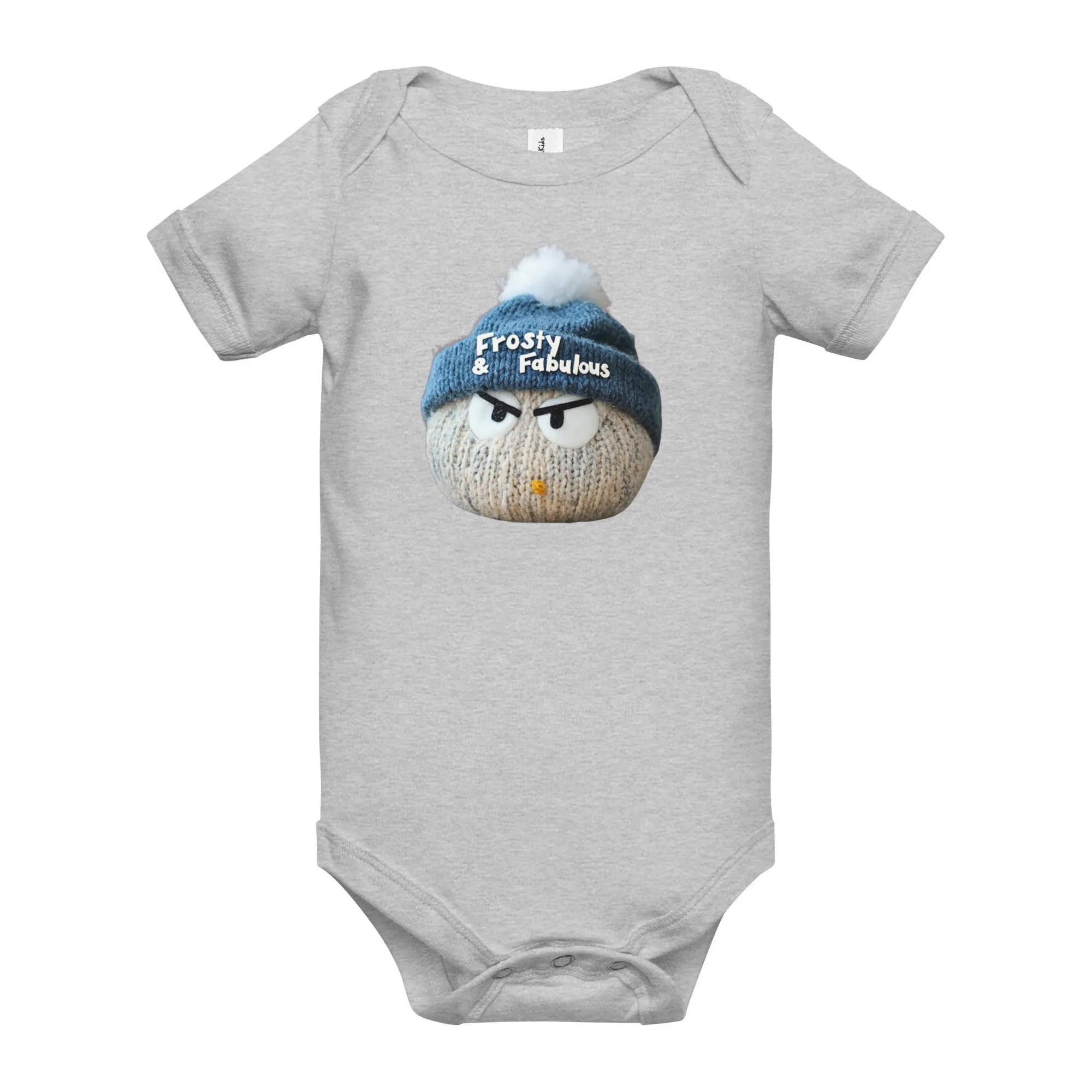 Frosty & Fabulous Baby short sleeve one piece