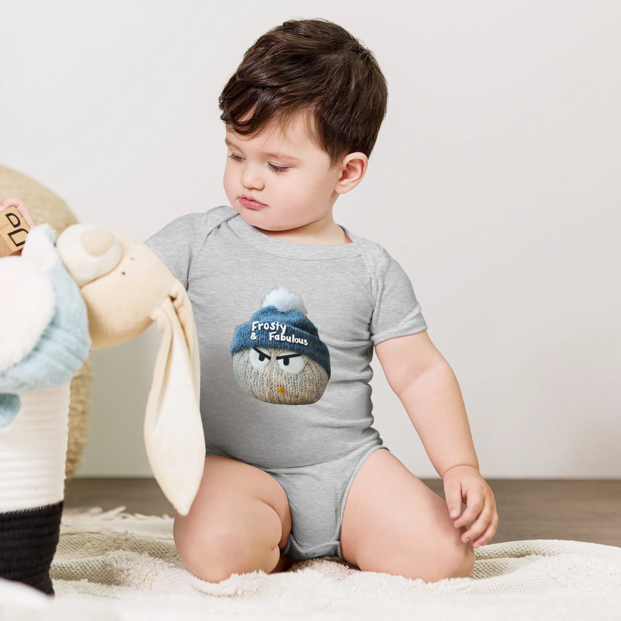 Frosty & Fabulous Baby short sleeve one piece
