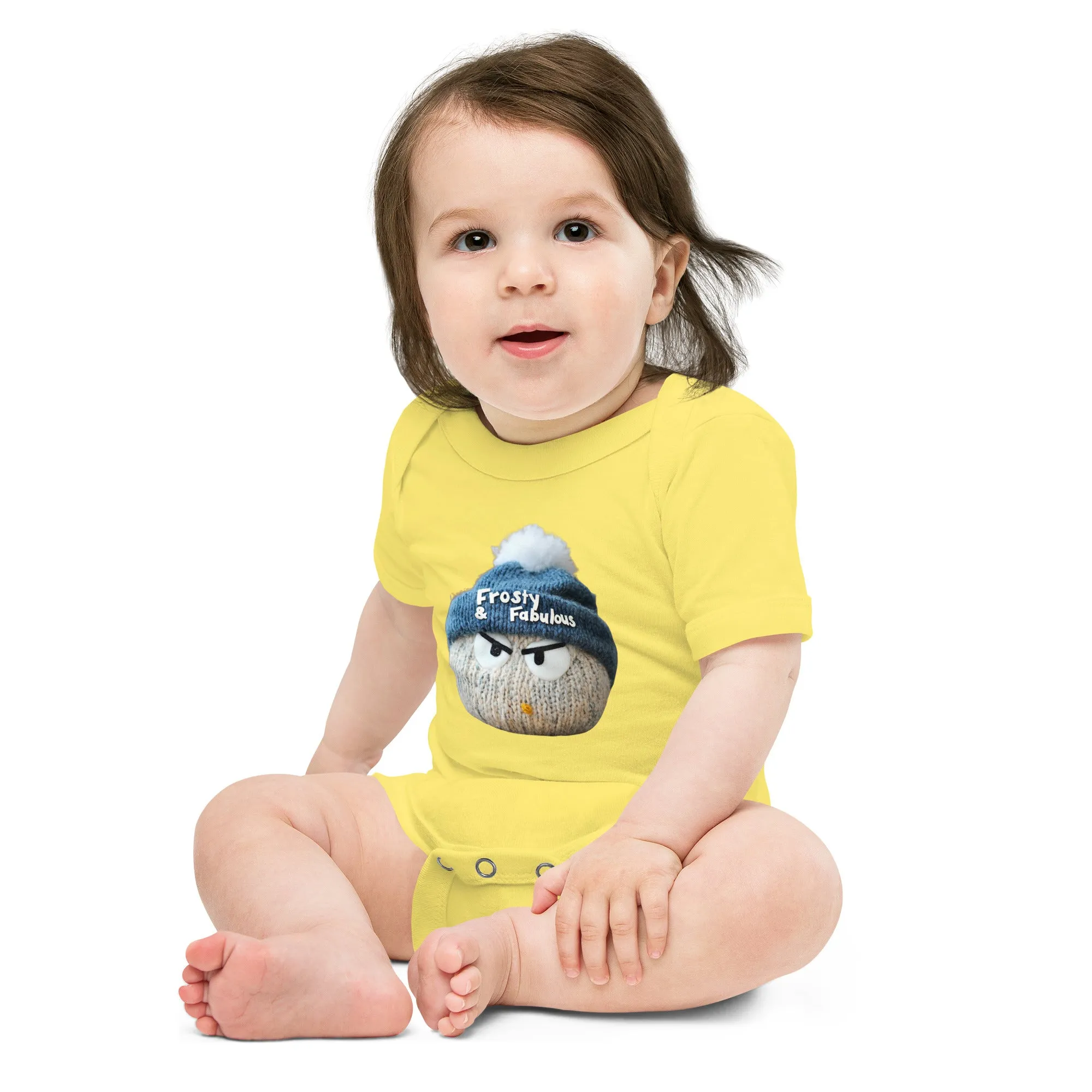 Frosty & Fabulous Baby short sleeve one piece
