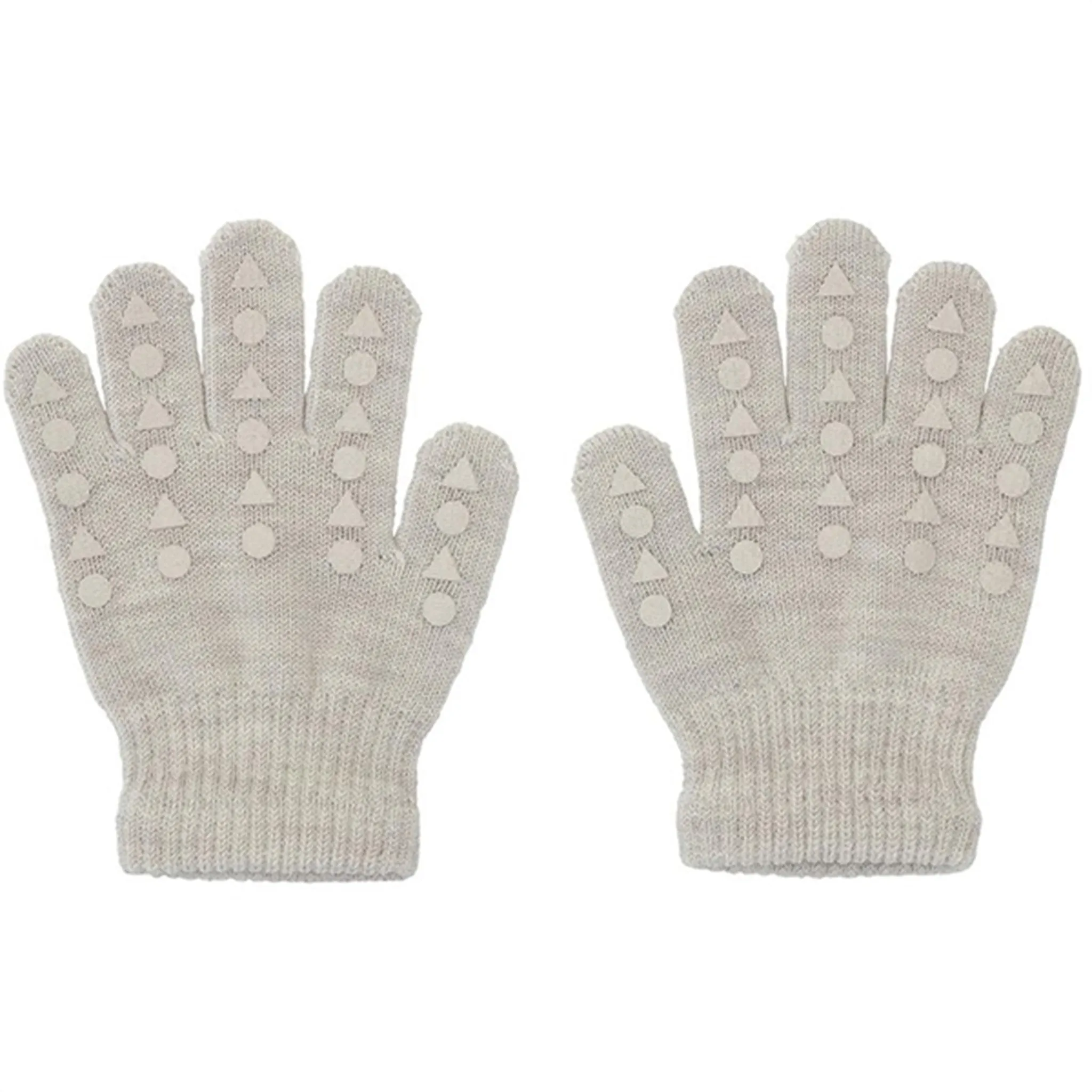 Gobabygo Wool Grip Gloves Sand