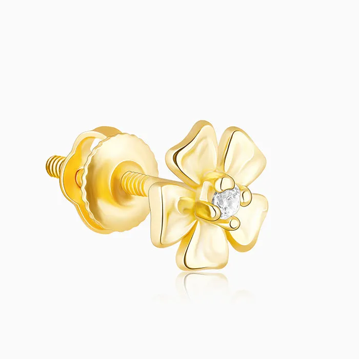 Golden Florally Yours Earrings
