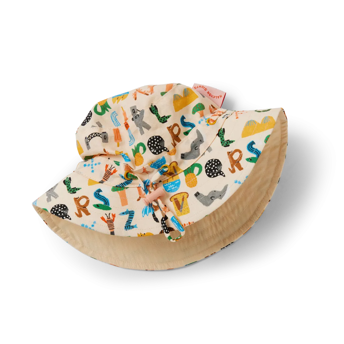 Halcyon Nights ABC Down Under Kids Sun Hat