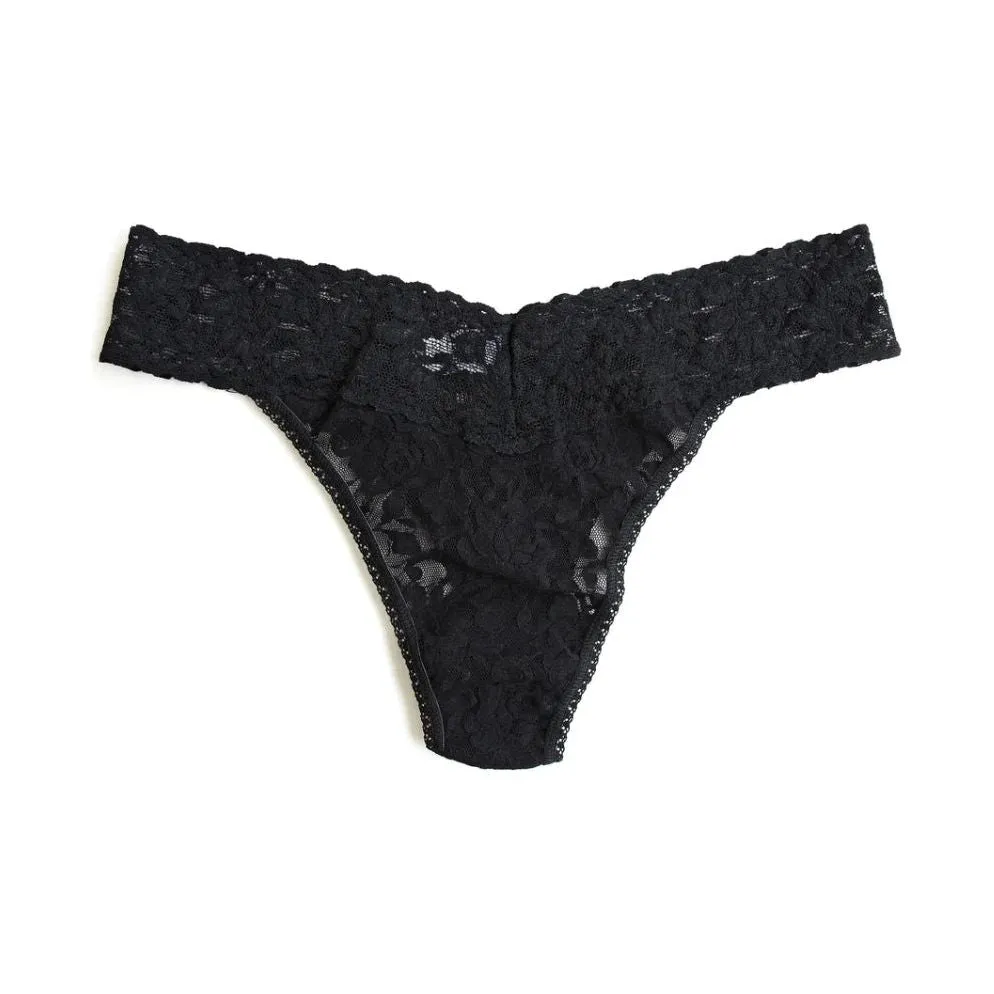 Hanky Panky Original Rise Thong in Black