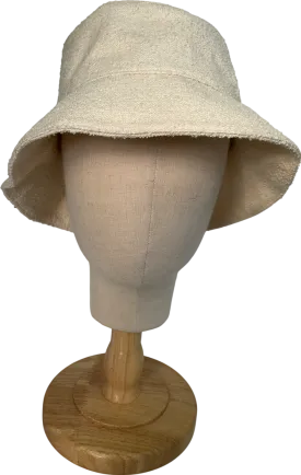 Helen Kaminski Cream Mavie Bucket Hat One Size