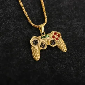 Hip-Hop Game Controller Pendant Necklace