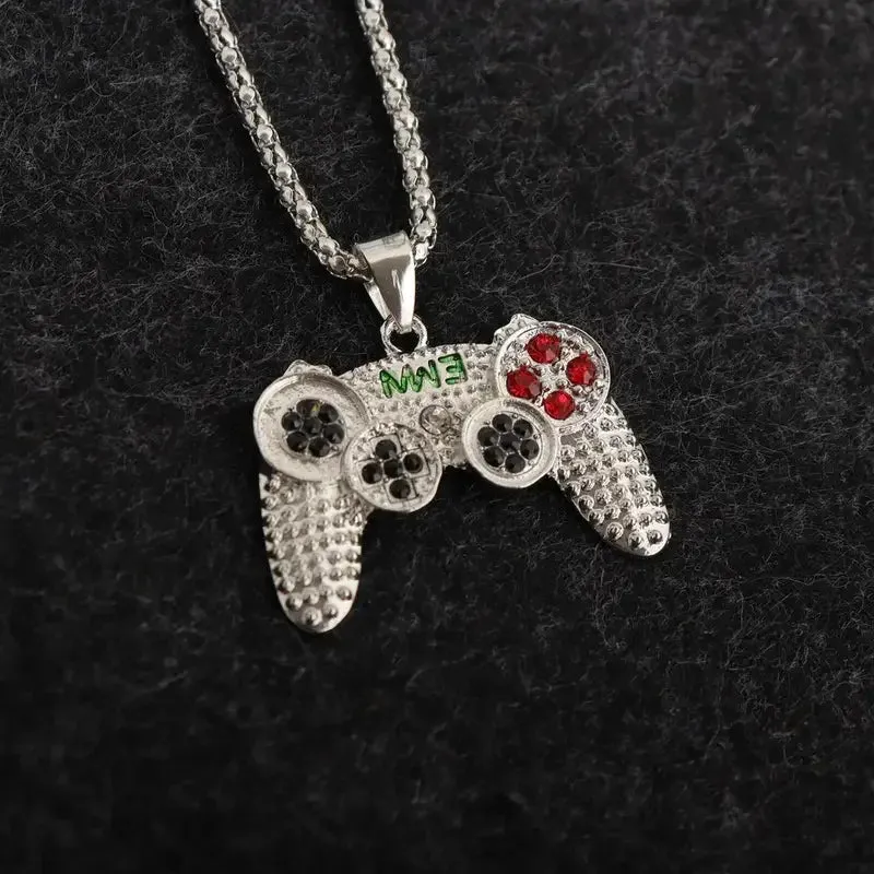 Hip-Hop Game Controller Pendant Necklace