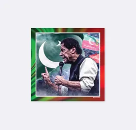 Imran khan fighter - silk pocket squares