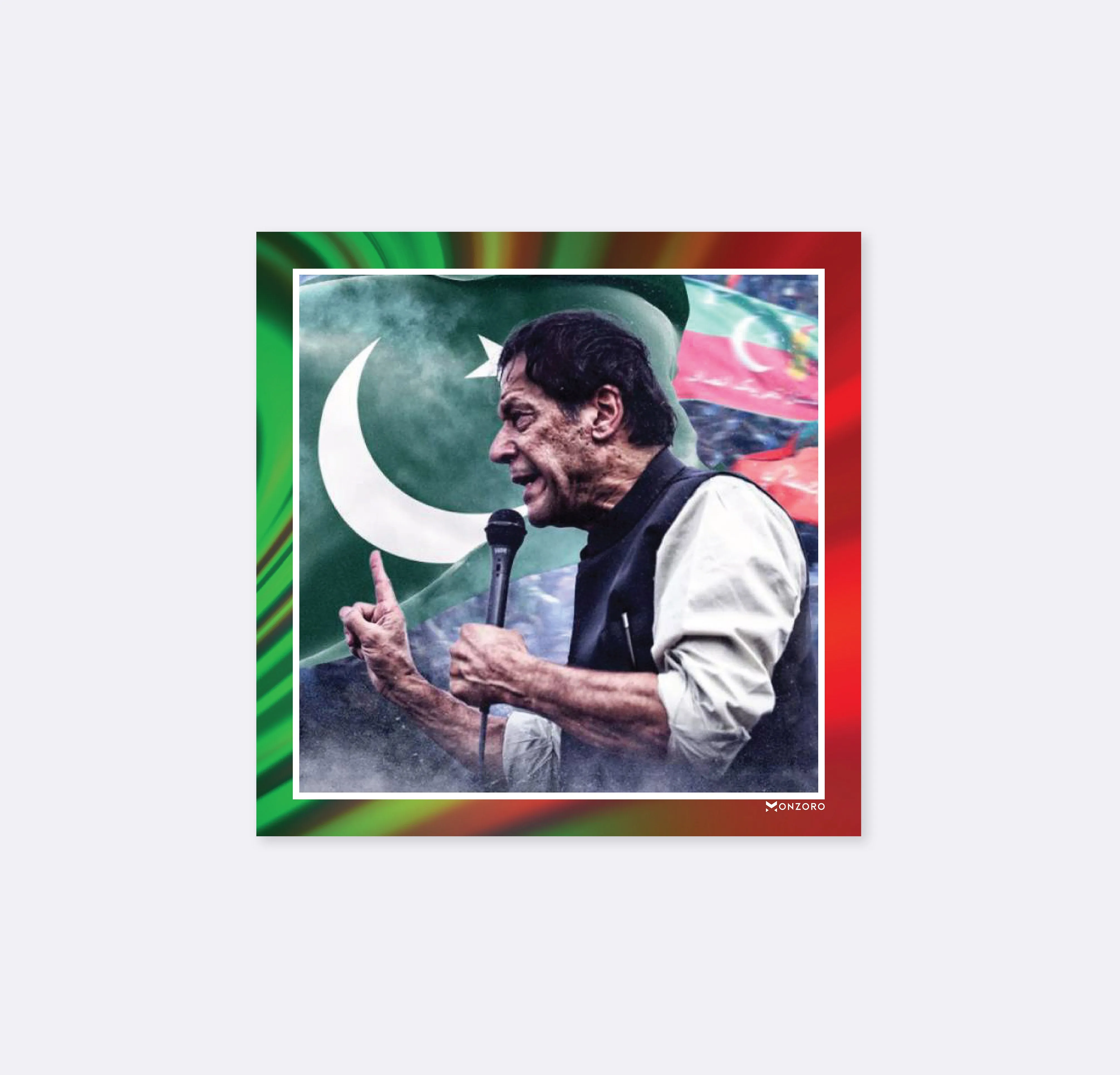 Imran khan fighter - silk pocket squares