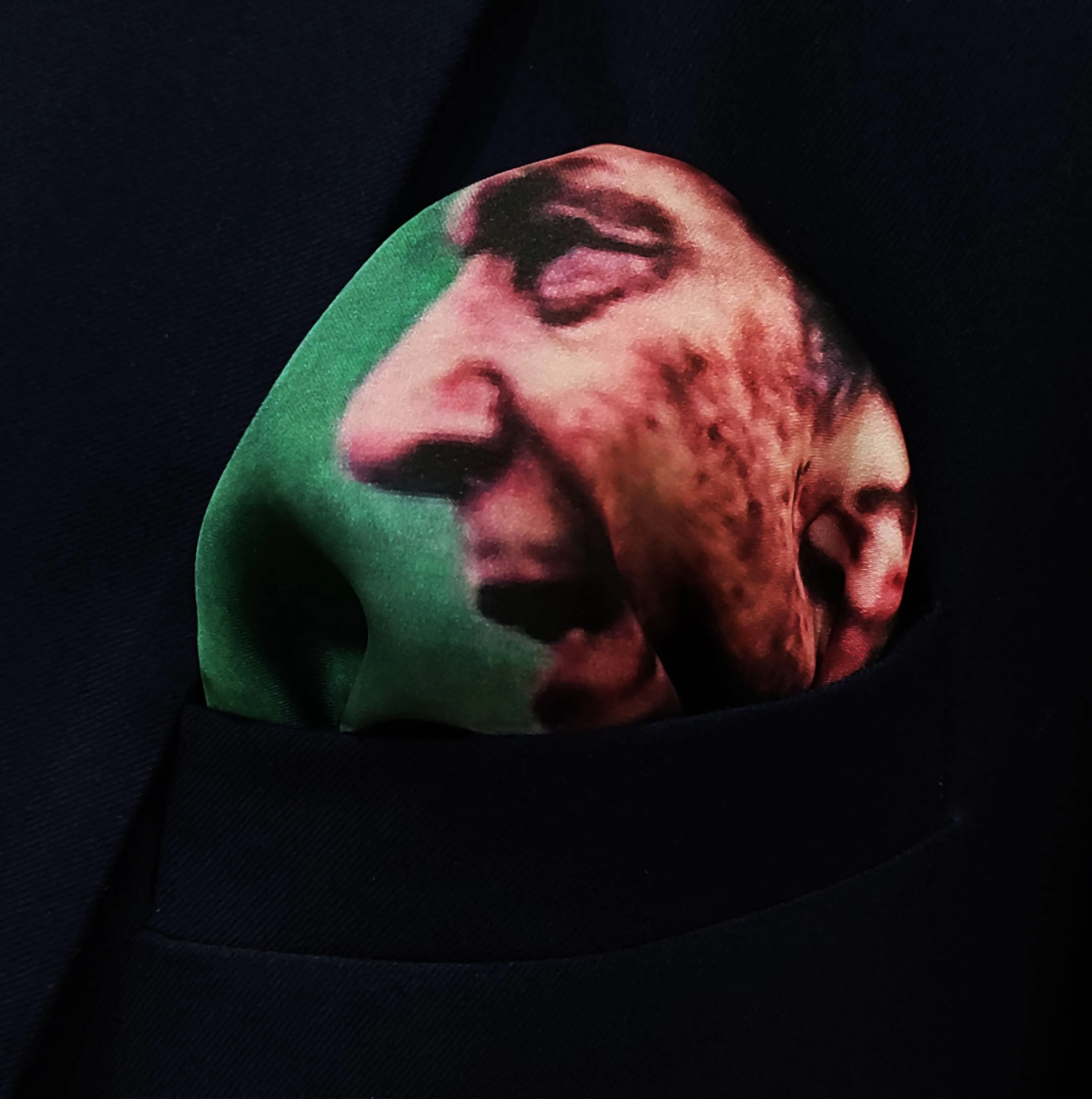 Imran khan fighter - silk pocket squares