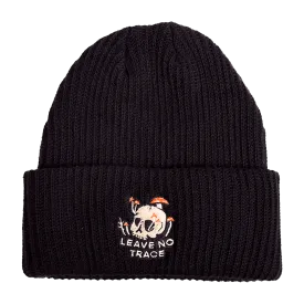 Leave No Trace 100% Organic Cotton Beanie | Black