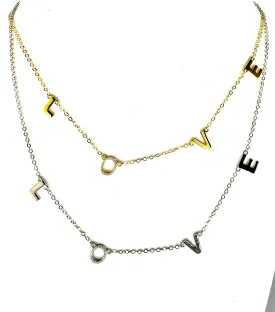 LOVE CZ Necklace