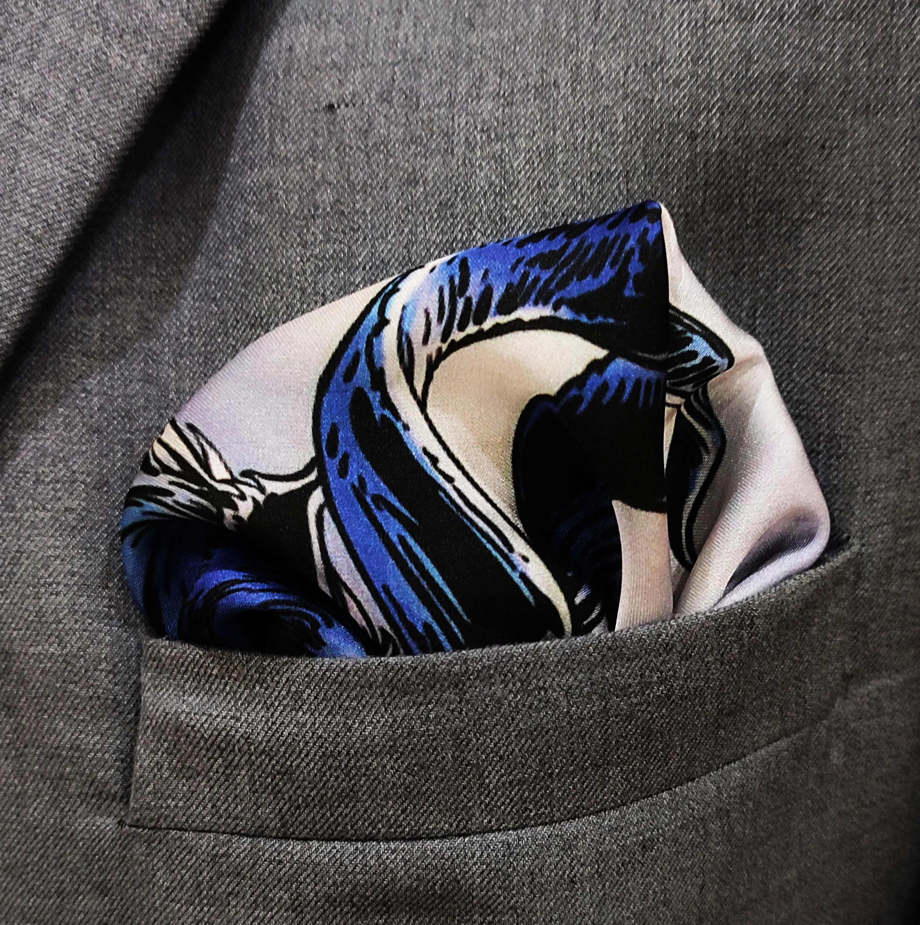 Markhor - silk pocket squares