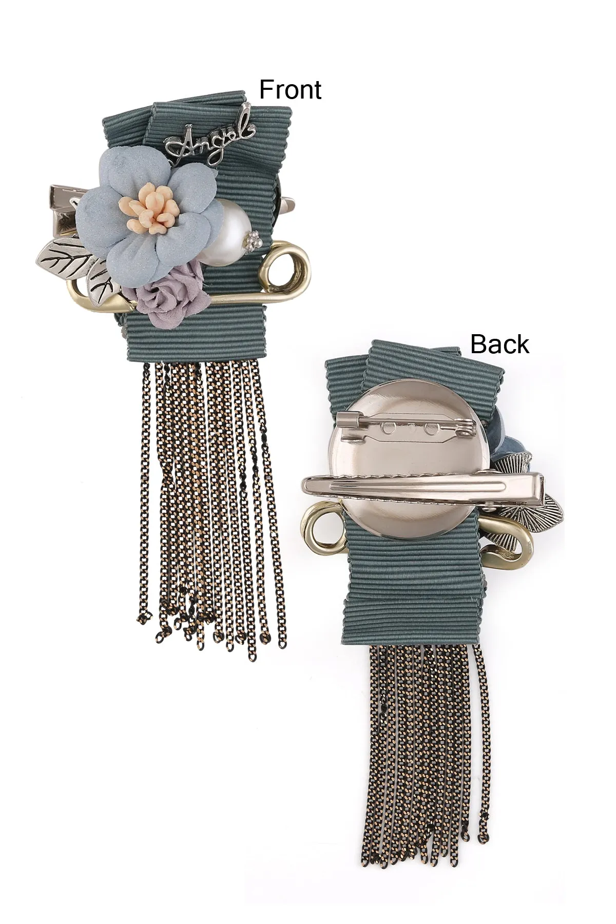 Multipurpose Cluster Design Multicoloured Brooch