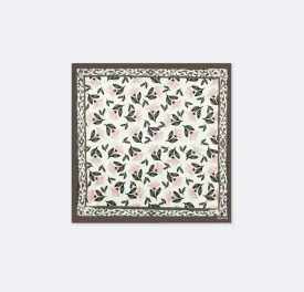 PINK & GREY FLORAL - SILK POCKET SQUARES