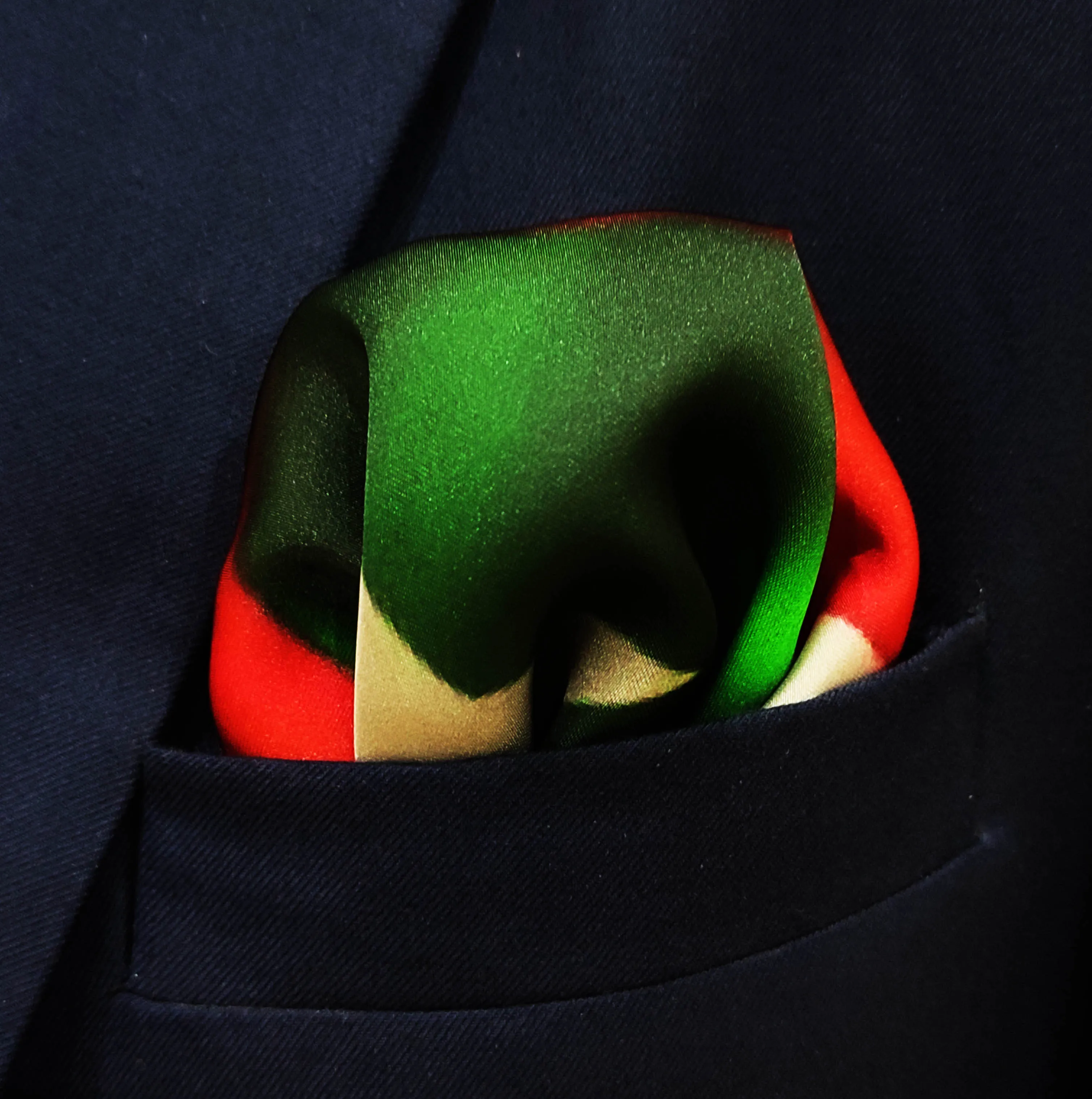 Pti flag - silk pocket squares
