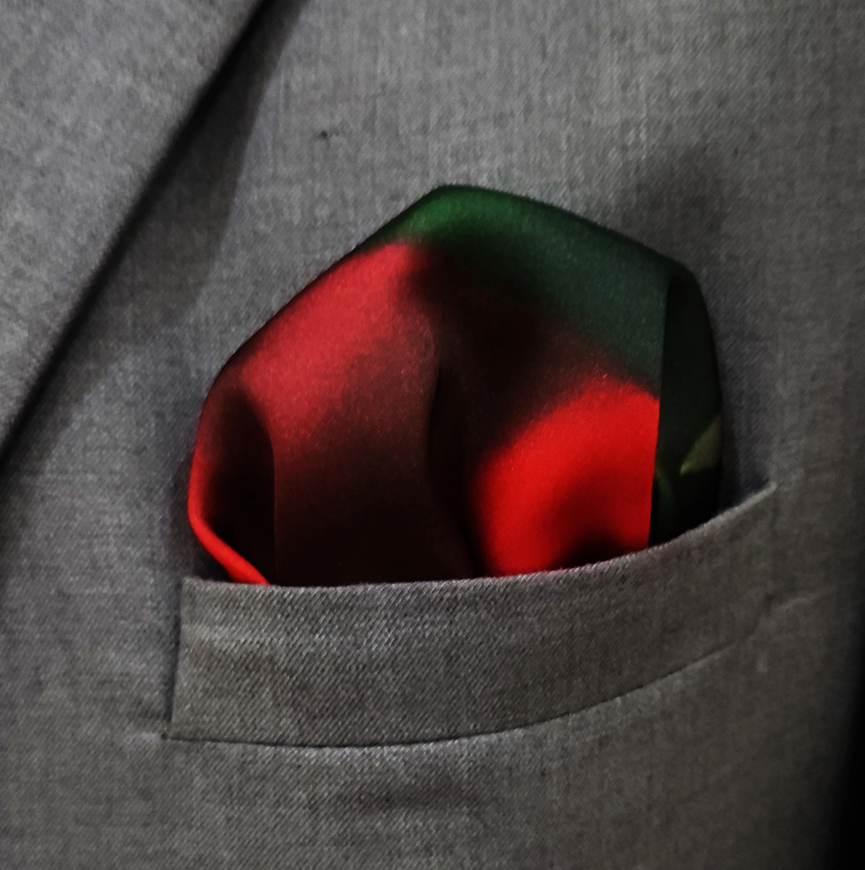 Pti flag - silk pocket squares