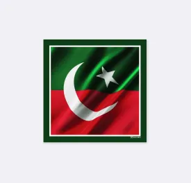 Pti flag - silk pocket squares