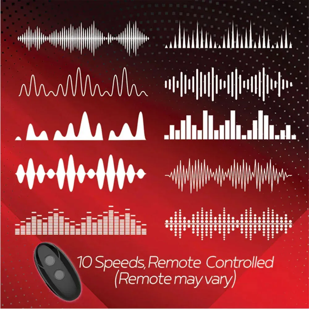 Red Dot Rings - V2 -  USB Rechargeable Vibrating Cock & Ball Ring with Remote