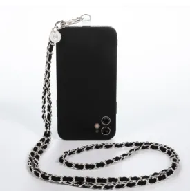 Suede & Cuban Link Phone Chain