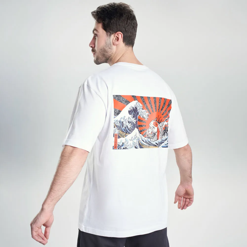 t-shirt white oversize
