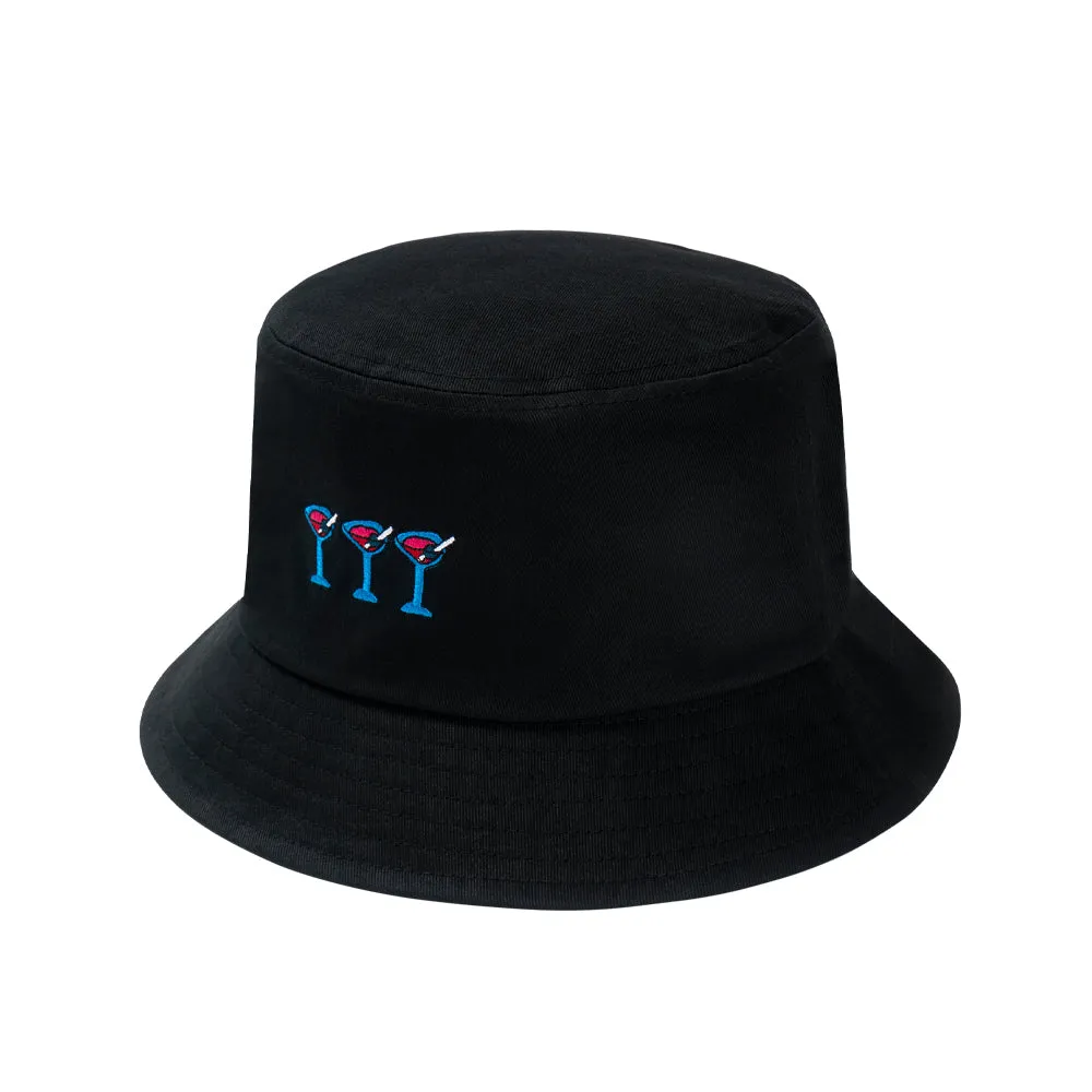 TIRED DIRTY MARTINI WASHED BUCKET CAP // DUSTY BLACK