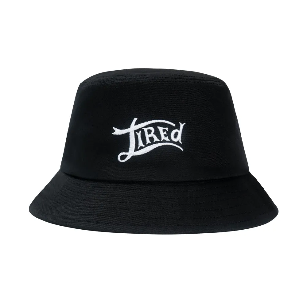 TIRED DIRTY MARTINI WASHED BUCKET CAP // DUSTY BLACK