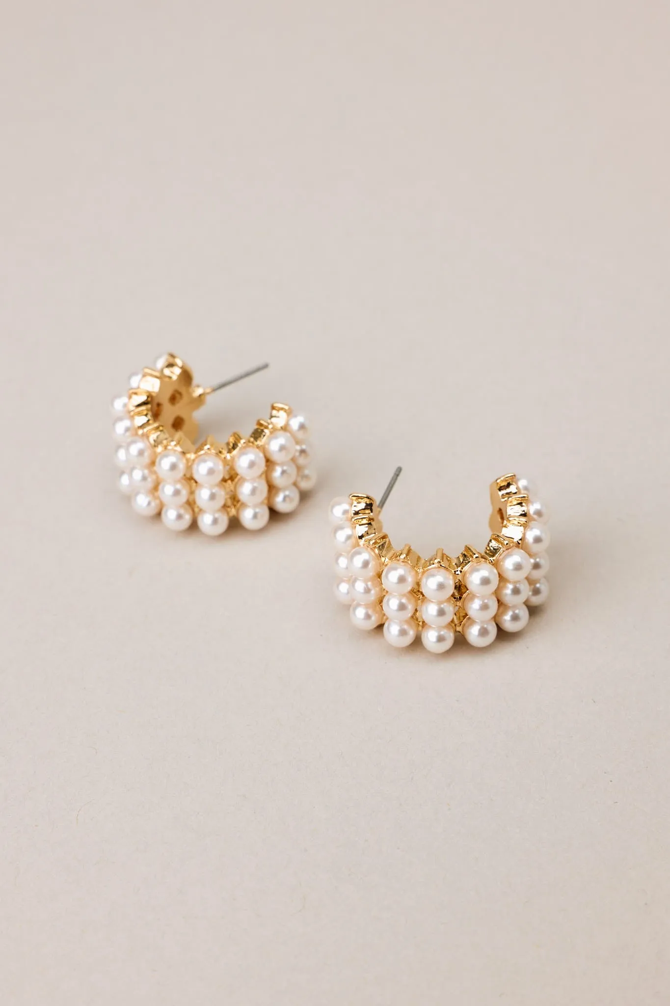Uncharted Chapters Pearl Hoop Earrings